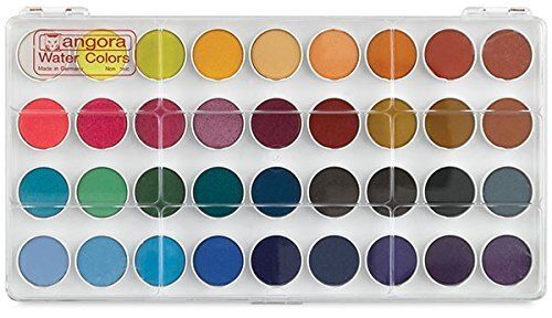 Photo 1 of Angora 36 Color Watercolor Pan Set | Michaels
