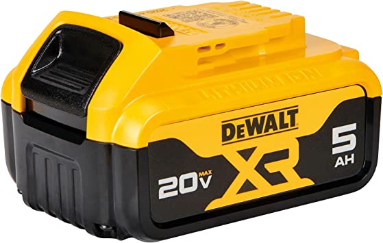 Photo 1 of DEWALT 20V MAX XR Battery, Lithium Ion, 5.0Ah (DCB205) 2PACK
