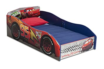 Photo 1 of Delta Children Wood Toddler Bed - Greenguard Gold Certified, Disney/Pixar Cars
