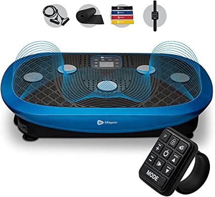 Photo 1 of Rumblex Plus 4D Vibration Plate Exercise Machine - Triple Motor Oscillation, Linear, Pulsation + 3D/4D Motion Vibration Platform | Whole Body Viberation Machine for Fitness & Shaping.
