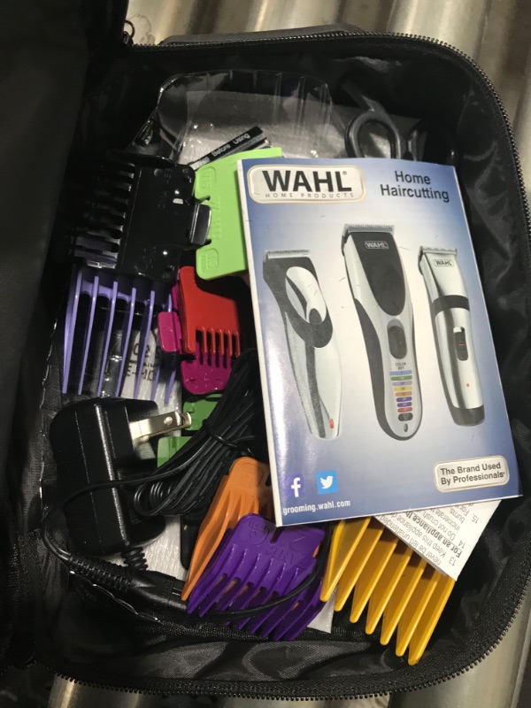 Photo 4 of Wahl Color Pro Cordless Rechargeable Hair Clipper & Trimmer – Easy Color-Coded Guide Combs - for Men, Women, & Children – Model 9649P
