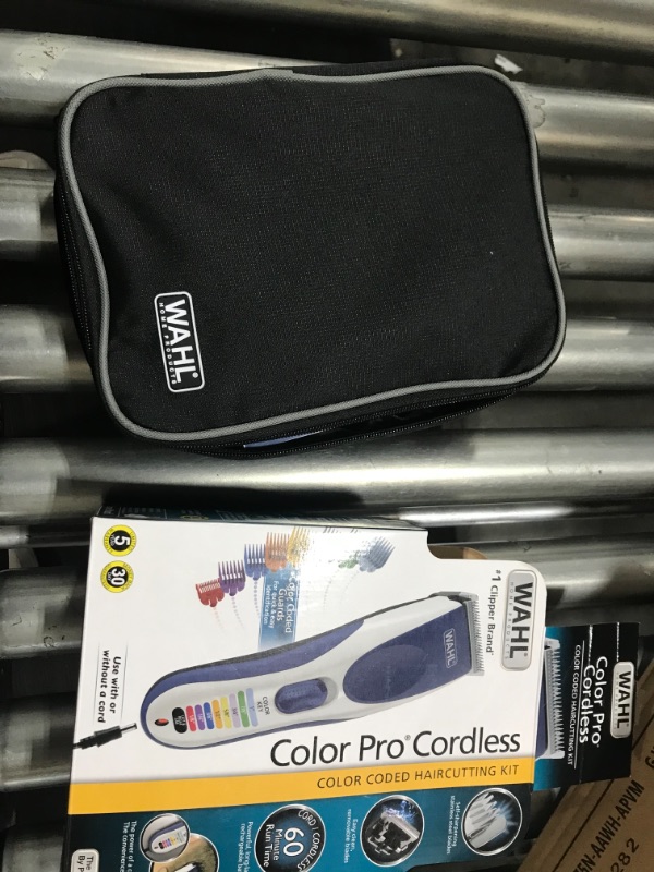 Photo 2 of Wahl Color Pro Cordless Rechargeable Hair Clipper & Trimmer – Easy Color-Coded Guide Combs - for Men, Women, & Children – Model 9649P
