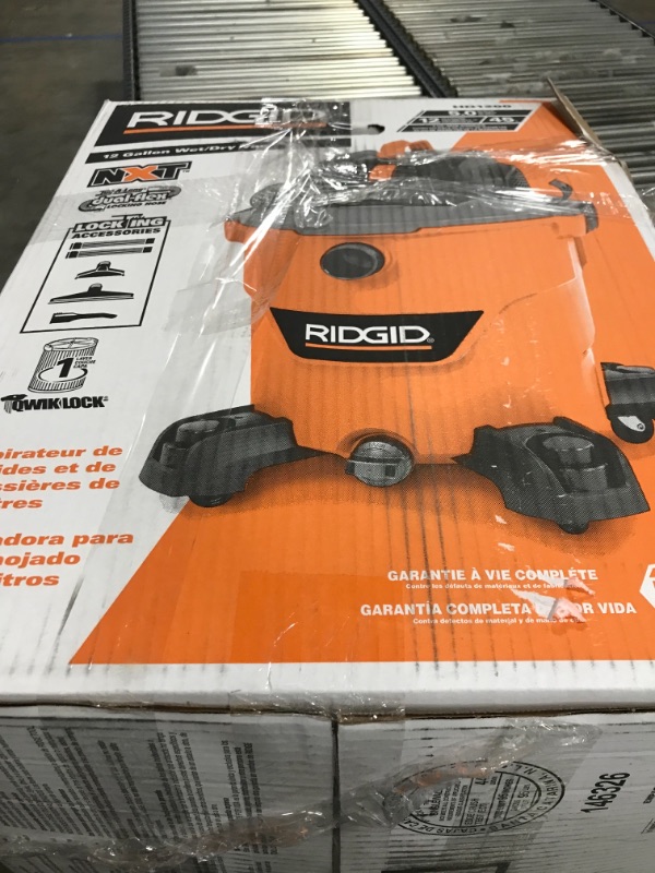 Photo 4 of RIDGID 12 Gal. 5.0-Peak HP Wet Dry Vac WD1270
