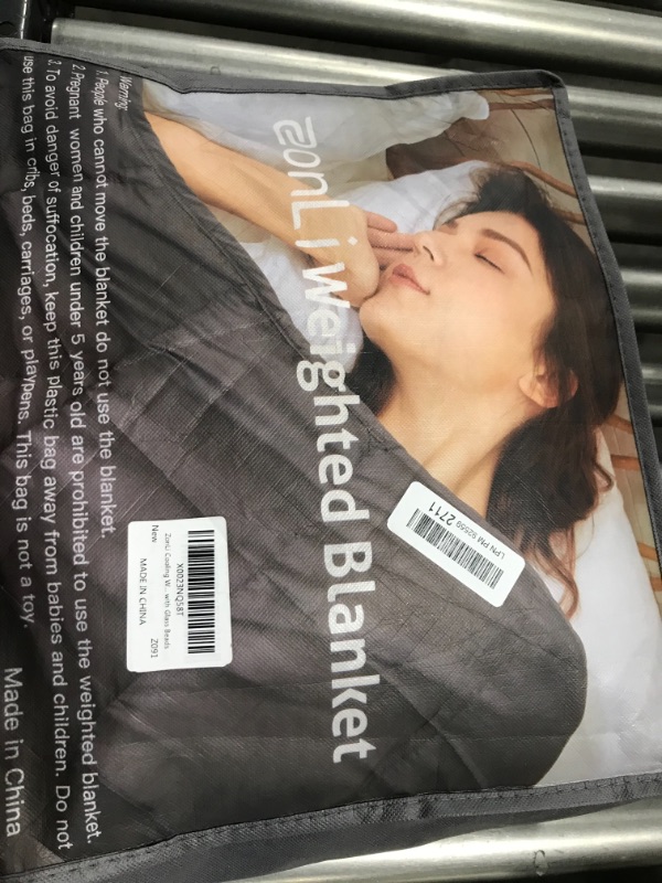 Photo 1 of Beige Weighted Blanket 