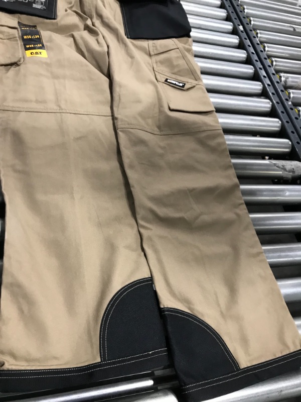 Photo 1 of CAT Men's (36*34) Khaki Utility Work Pants 