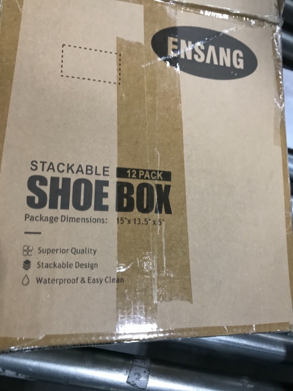 Photo 3 of 12pack Stackable Shoe Box 