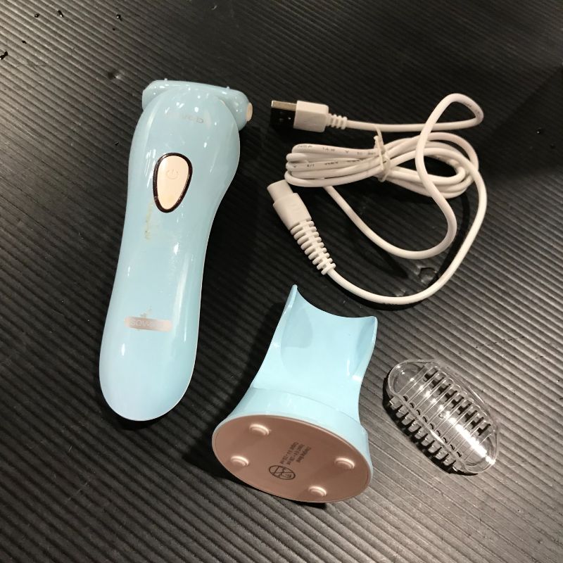 Photo 1 of Sovob Electric Razor for Women Painless Lady Shaver Body Hair Remover for Womens Legs and Underarms Bikini Trimmer Wet and Dry Waterproof Rechargeable Cordless with LED Light
