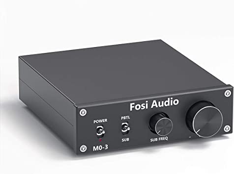 Photo 1 of Fosi Audio M03 Subwoofer Amplifier 200 Watt Mini Mono Audio Amp Full-Frequency and Sub Bass Switchable Amplifier One Channel Home Theater Single Power Subwoofer Amp
