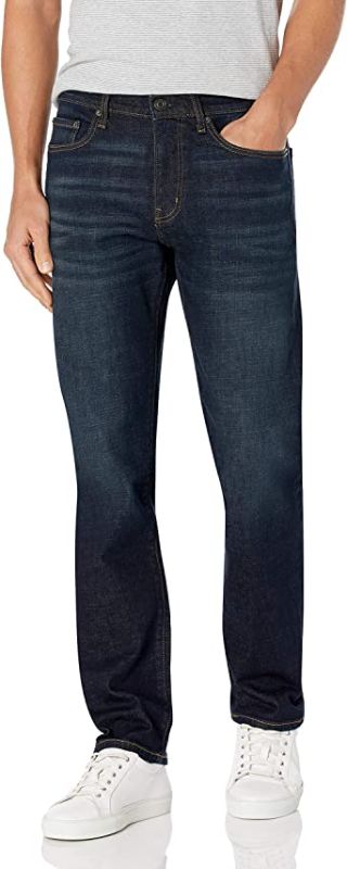 Photo 1 of Amazon Essentials Men's Straight-Fit Stretch Jean 36 x 31