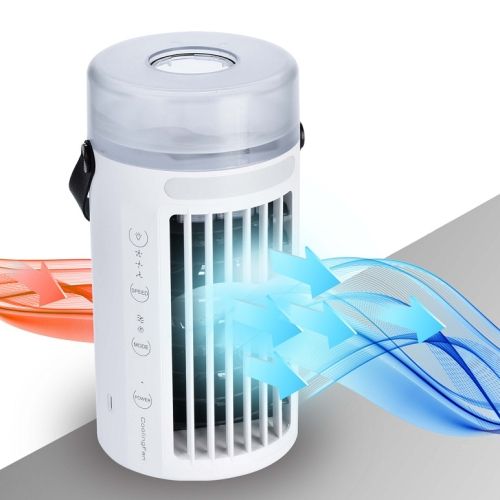 Photo 1 of CF-002TR Mini Air Cooler Mini Air Conditioning Fan Portable Double Atomizing Tablet Humidifier