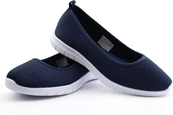 Photo 1 of firelli Women Slip On Loafers Breathable Knit Casual Flat Walking Shoes Size 9