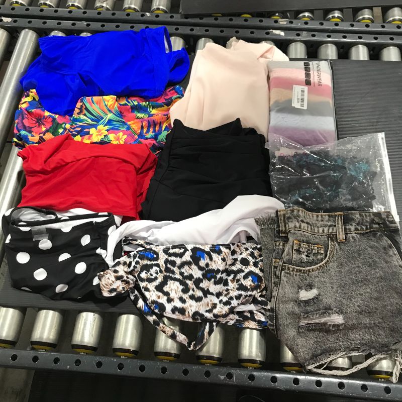 Photo 1 of Assorted Clothing Box Lot Assorted Sizes and Styles