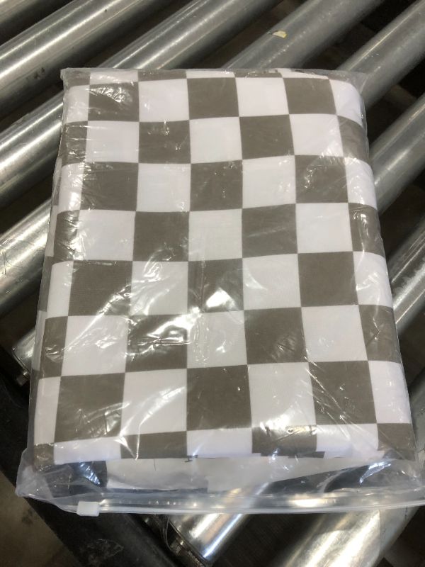 Photo 1 of 60x 120 inch checkered table cloth 