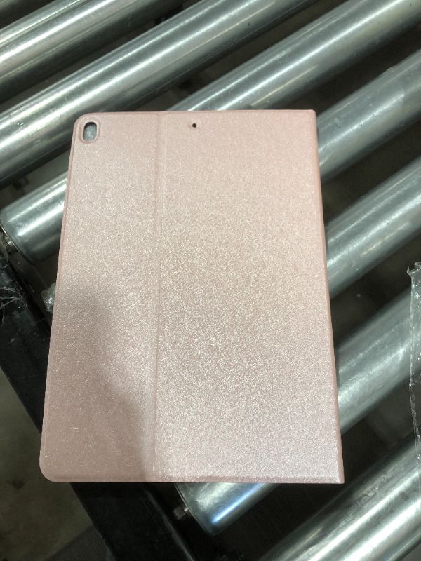 Photo 2 of YQMYXG iPad Air 3rd Gen 10.5" Case 2019, iPad Pro 10.5" Case 2017,Adjustable Multiple Angles Smart Cover with Auto Wake up/Sleep Feature Ultra Slim Lightweight Stand Case Cover(Rose Gold 02)
