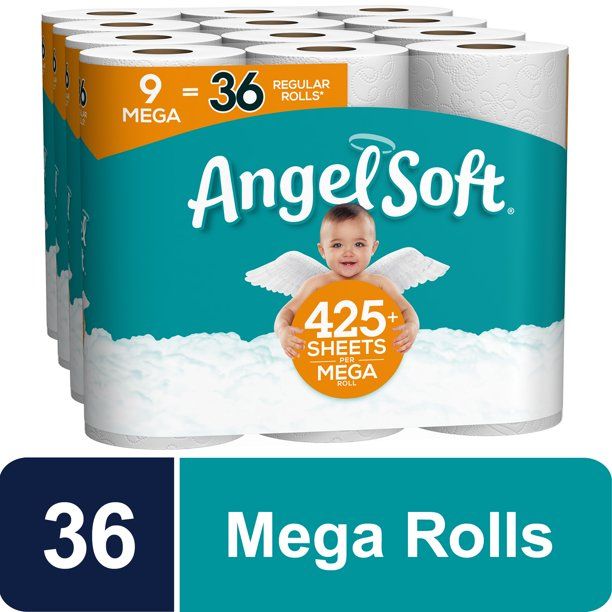 Photo 1 of Angel Soft Toilet Paper, 36 Mega Rolls
