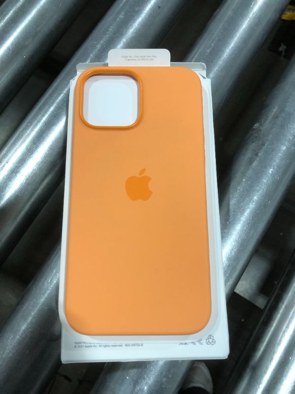 Photo 2 of Apple Silicone Case with MagSafe (for iPhone 13 Pro Max) - Marigold
