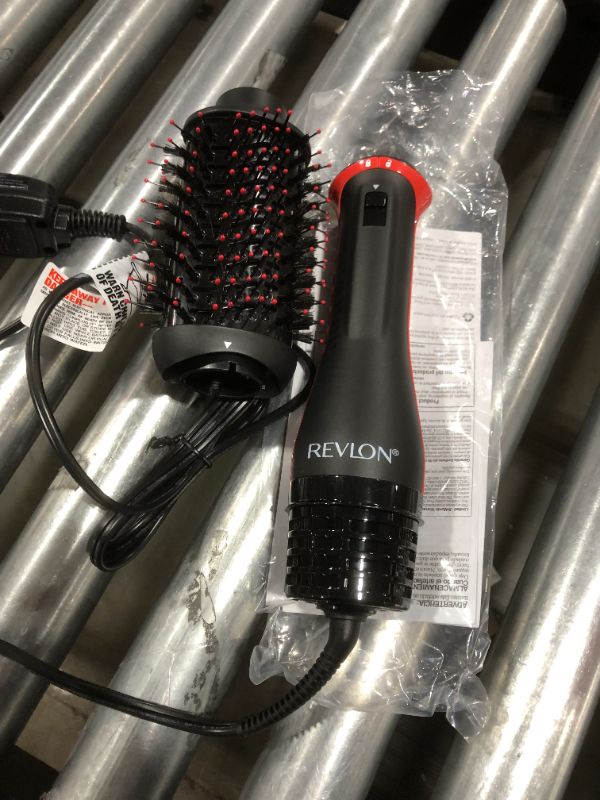 Photo 1 of REVLON One-Step Volumizer PLUS 2.0 Hair Dryer and Hot Air Brush, Black
