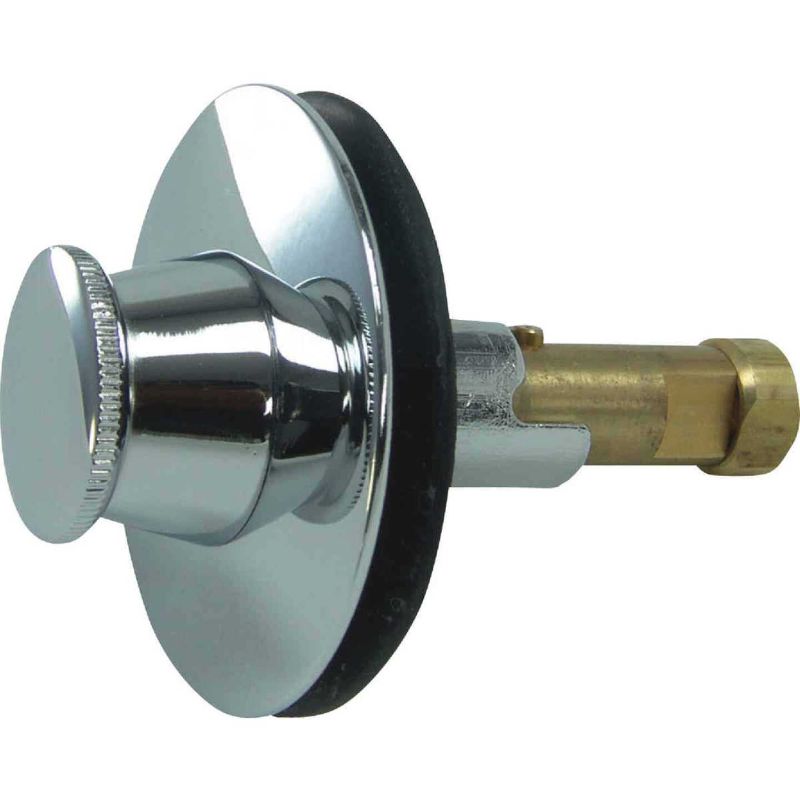 Photo 1 of Danco Lift & Turn 3/8 In. & 5/16 In. Thread Tub Drain Stopper Cartridge in Chrome