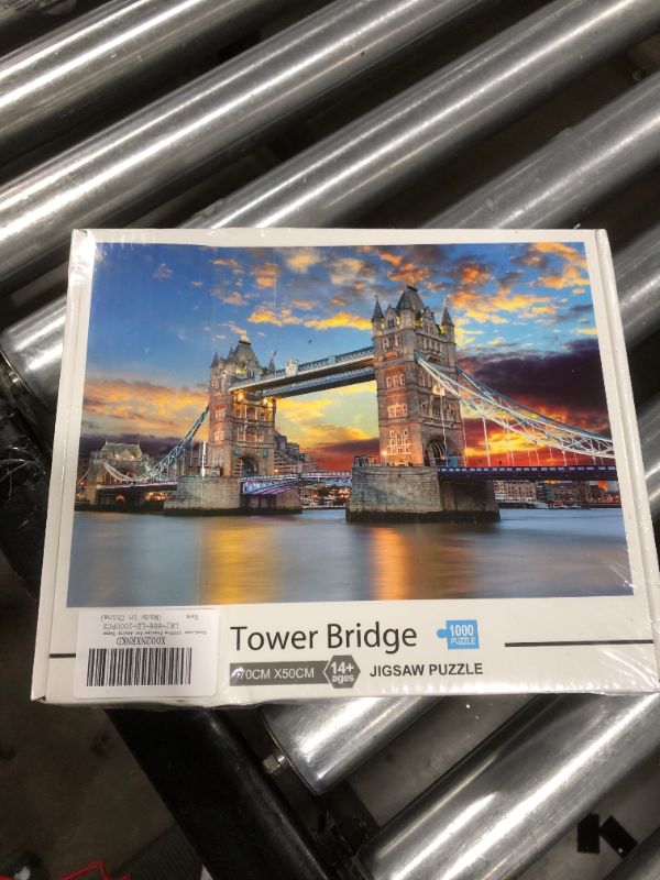 Photo 2 of HomeLiner 1000Pcs Puzzles for Adults Teens Jigsaw Puzzles Fun Large Puzzle Game, Challenge Puzzle Gift, London Tower Bridge
