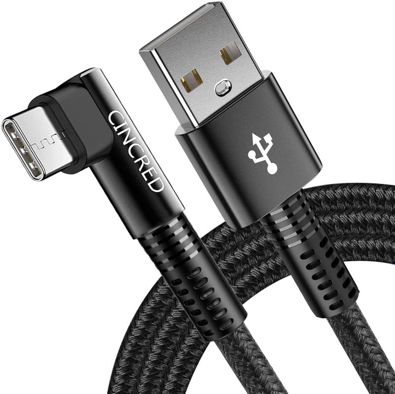 Photo 1 of [Updated 2022 Version] CINCRED USB Type C Cable 3A Fast Charging, (2 Pack 6.6ft) USB to USB-C Charge Braided Cord Compatible with Samsung Galaxy S10 S10E S9 S8 S20 Plus,Note 10 9 8, Type C Charger
