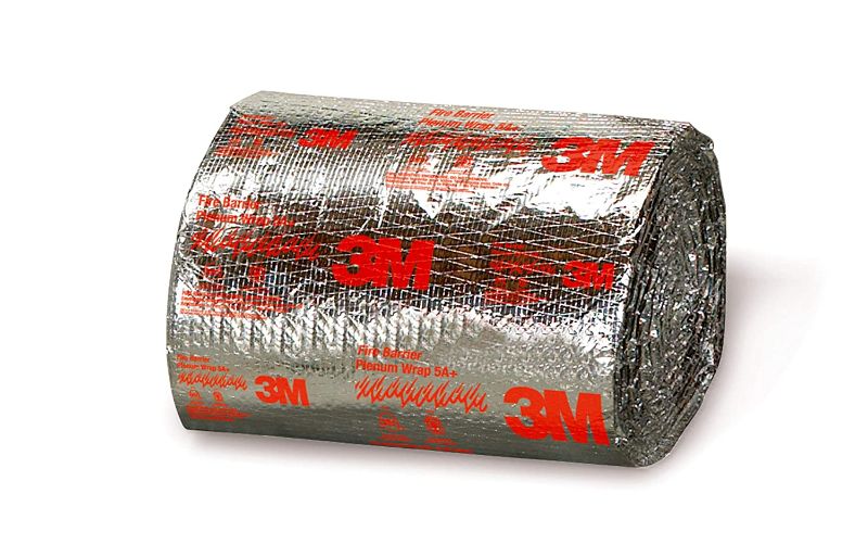 Photo 1 of 3M Fire Barrier Plenum Wrap 5A+, 1/2 in x 24 in x 50 ft
