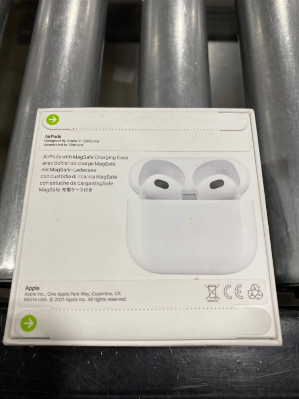 Photo 1 of Apple - AirPods (with Magsafe Charging Case) - White
