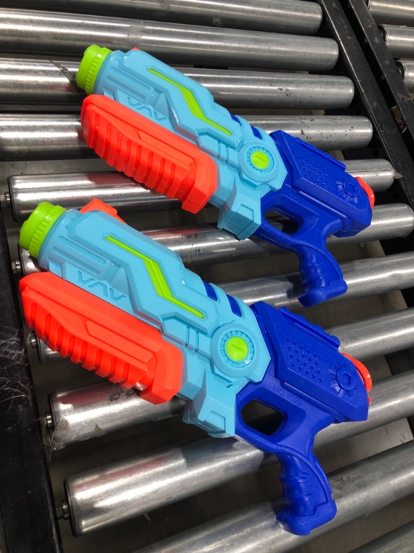 Photo 2 of HITOP Water Guns for Kids Squirt Water Blaster Guns Toy Summer Swimming Pool Beach Sand Outdoor Water Fighting Play Toys Gifts for Boys Girls Children (2 Pack)
