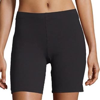 Photo 1 of Hanes Women's Stretch Jersey Bike Short
