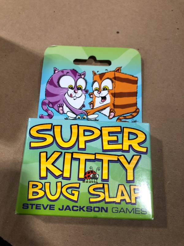 Photo 2 of Super Kitty Bug Slap SJG1569 Card Game (Steve Jackson Games) Cat Kitten Matching
