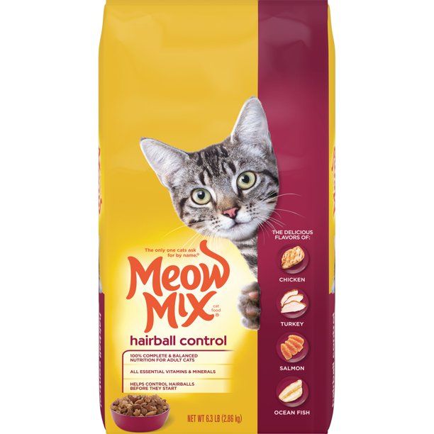 Photo 1 of 6.3 Lbs Meow Mix Hairball Control Dry Cat Food -
EXPIRES MARCH 10 2022