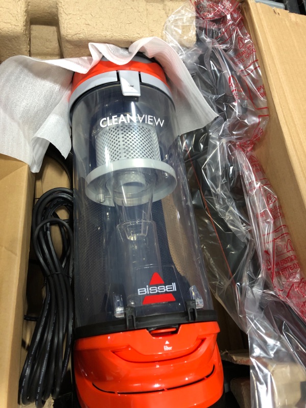 Photo 1 of BISSELL 2486 CleanView Bagless Vacuum, Powerful Multi Cyclonic System, Large Capacity Dirt Tank, Specialized Pet Tools, Easy Empty
