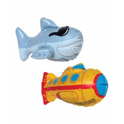 Photo 1 of GAME 55190-BB SwimPals Minis Shark/Submarine (2-pack), Water-Filled Pool Toys, Builds Coordination & Swimming Confidence, Easy to Fill
