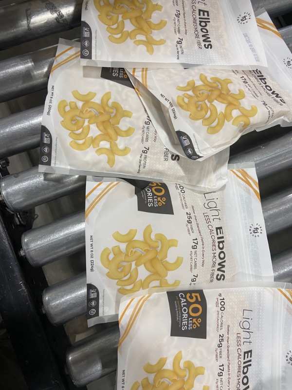 Photo 1 of 'Light Elbows'  Pasta Noodles 8oz (6pack)
BEST BY 10/20/2022