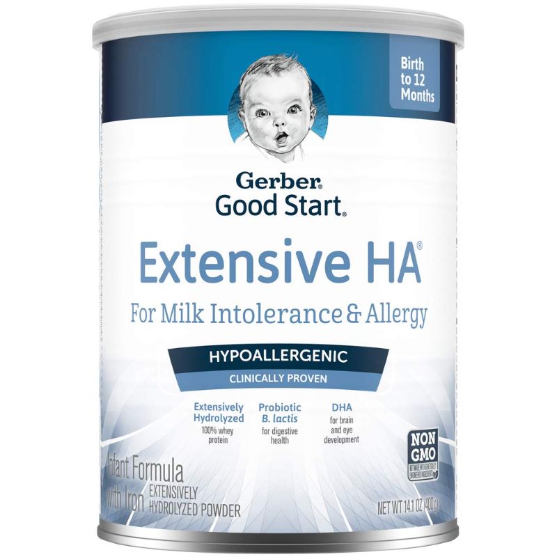 Photo 1 of Gerber Good Start Baby Formula Powder, Extensive HA, Hypoallergenic, Stage 1, 14.1 Ounce
