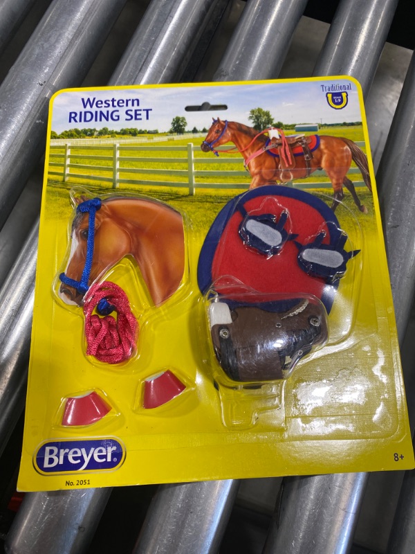 Photo 2 of Breyer Traditional Western Riding Set Toy Horse Accessory
