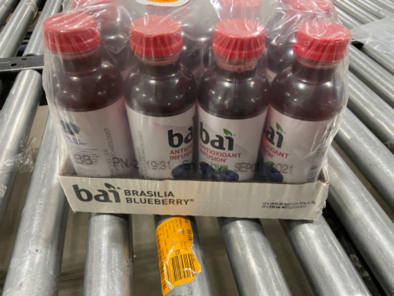 Photo 2 of Bai Flavored Water, Brasilia Blueberry, Antioxidant Infused Drinks, 18 Fluid Ounce Bottles, 12 Count
BEST BY 09/01/2021
