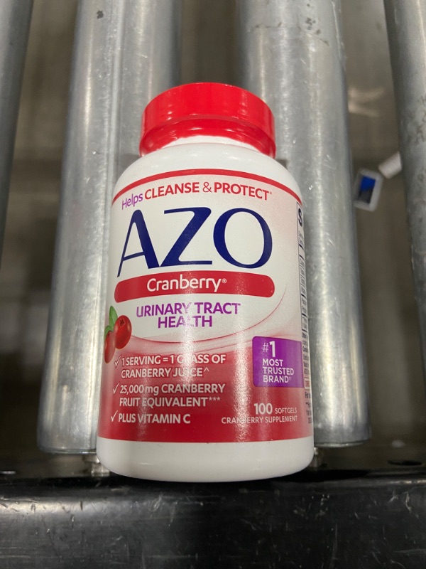 Photo 1 of AZO Cranberry, Maximum Strength, Softgels 100 ea