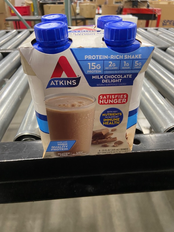 Photo 1 of ATKINS Protein Rich Shake 4pk 
BEST BY 08/05/2022