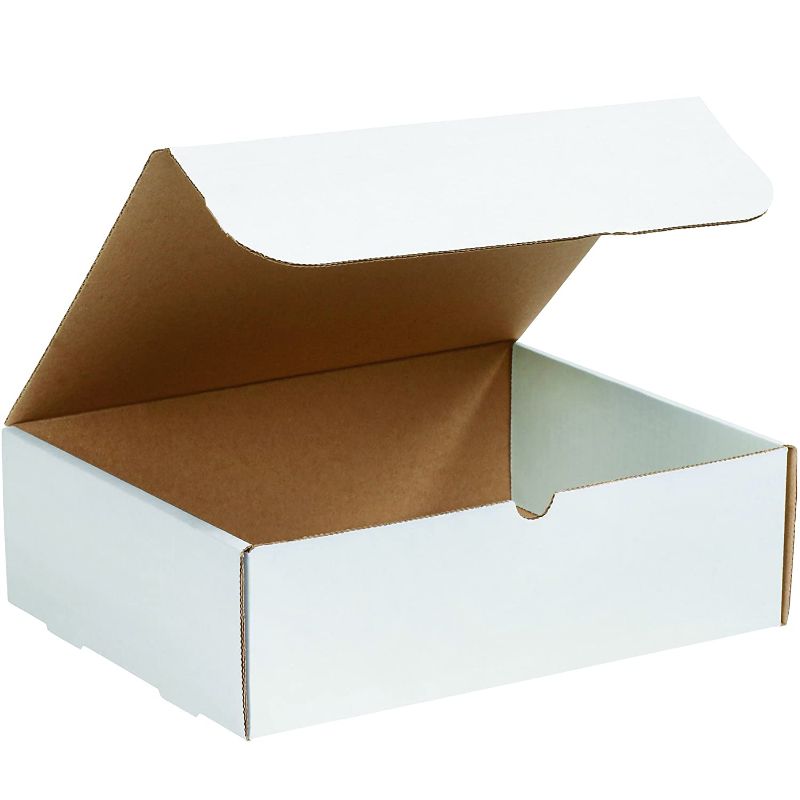 Photo 1 of Corrugated Cardboard Literature Mailers, 10 x 10 x 4 Inches