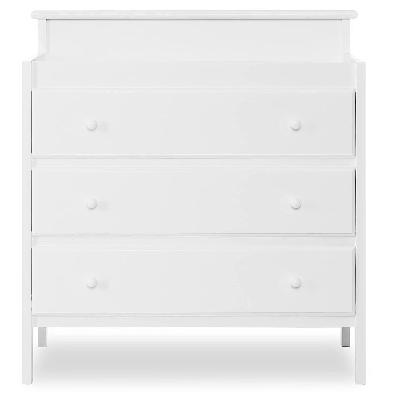 Photo 1 of Dream On Me Mason Modern Changing Table with Free Pad/Spacious Drawers/Made of New Zealand Pinewood/Anti-Tipping, White