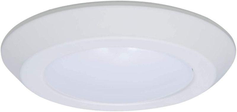 Photo 1 of Halo BLD606930WHR-CA White BLD 6 in. 3000K Soft Integrated LED Recessed Ceiling Mount Light Trim, Title 20 Compliant, 6 Inch