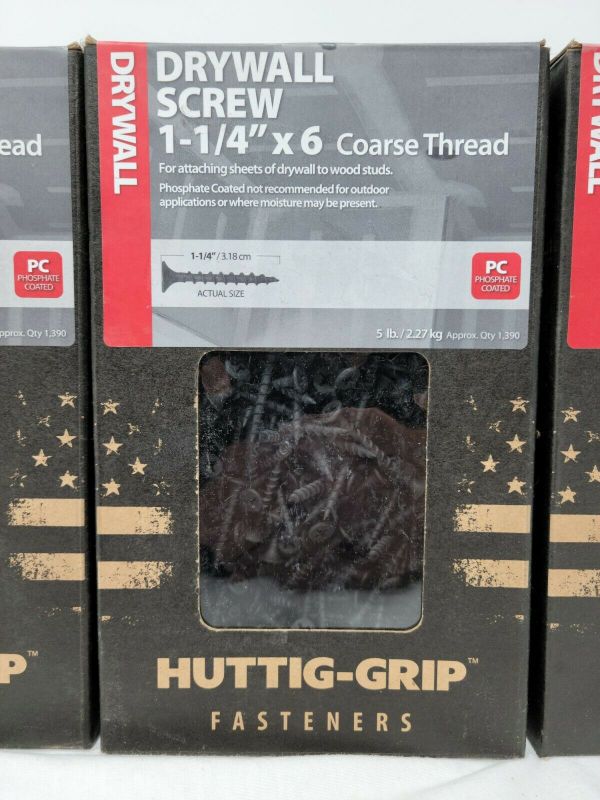 Photo 1 of  HUTTIG-GUARD 1-1/4 x 6 Screw Coarse #2 Drive Sharp Point