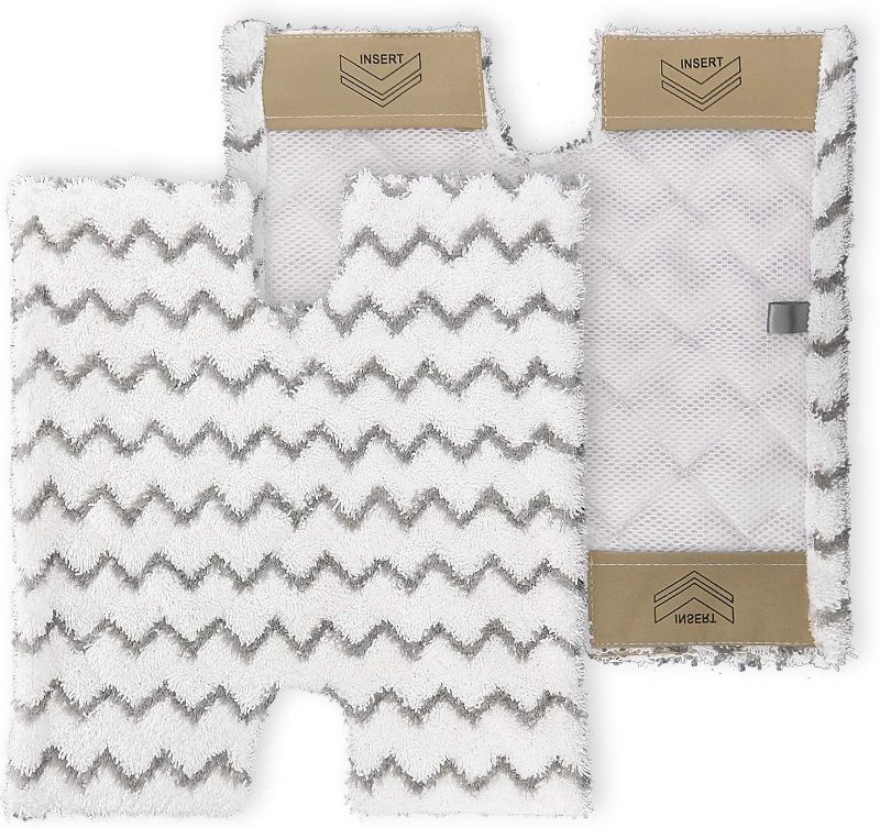 Photo 1 of 2 Pack Microfiber Steam Mop Replacement Pads for Shark Lift-Away Pro Steam Pocket Mop