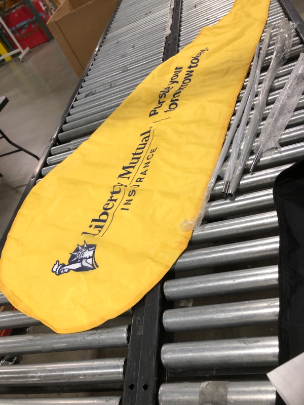 Photo 2 of “Liberty Mutual Insurance” Logo Printed Feather Flag