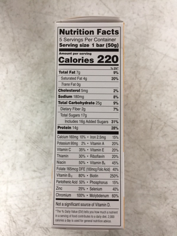 Photo 3 of Zone Perfect Nutrition Bars Fudge Graham - 5 CT
BEST BY MAR. 2022.