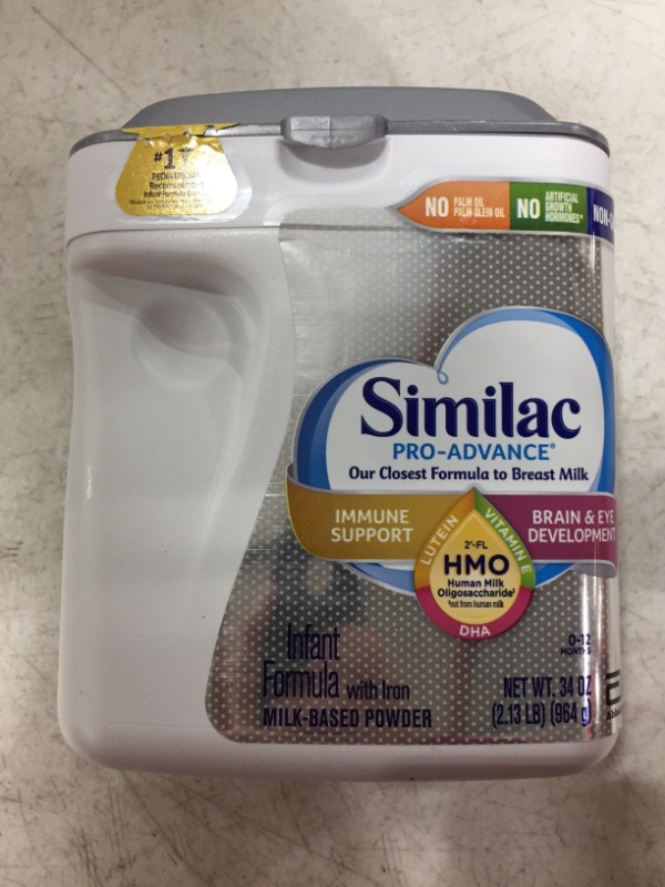 Photo 2 of Similac Pro-Advance Non-GMO with 2'-FL HMO Infant Formula with Iron Powder 1-34 oz Canister