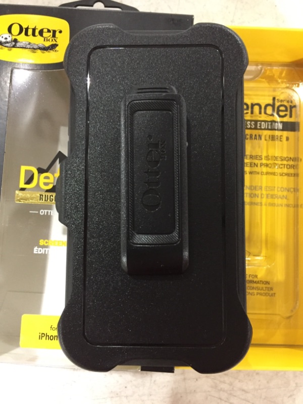 Photo 1 of OtterBox Defender Series SCREENLESS Edition Case for iPhone 11 Pro - Black & ZAGG InvisibleShield Glass+ Screen Protector – High-Definition Tempered Glass Made for Apple iPhone 11 Pro
