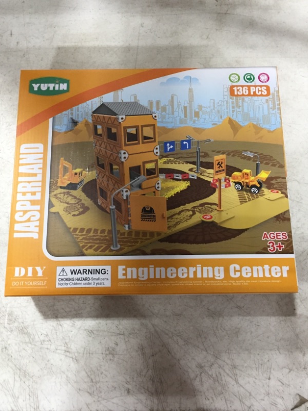 Photo 1 of YUTIN DIY JASPERLAND ENGINEERING CENTER CONSTRUCTION TOY, 136 PIECES. AGES 3+
