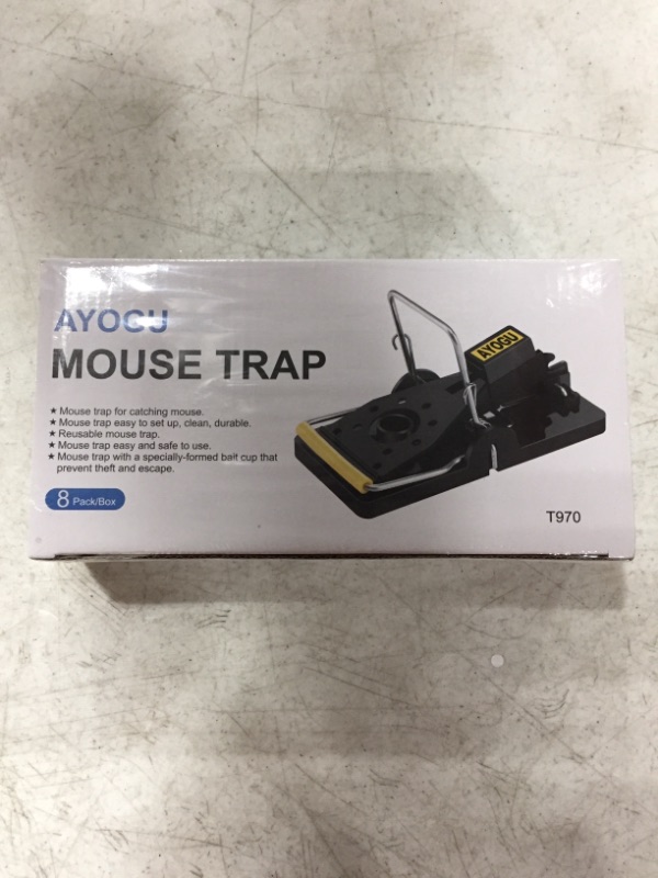 Photo 1 of AYOUGU MOUSE TRAPS, 8 PACK.