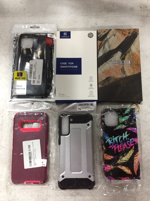 Photo 1 of VARIOUS SMARTPHONE CASES, LOT OF 6 ITEMS.